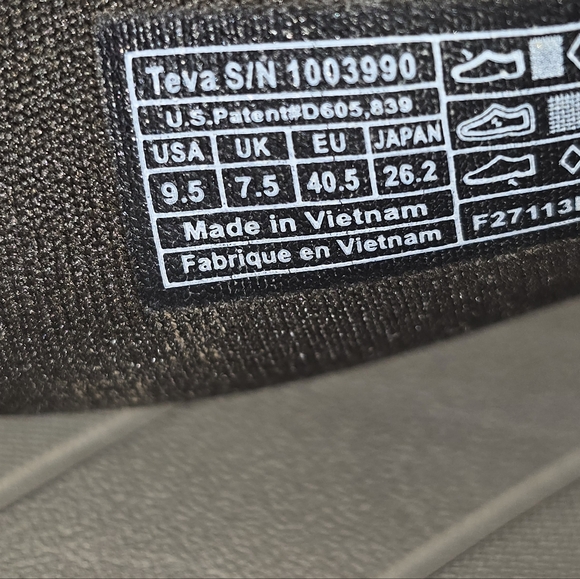 Teva Women's Tirra Slide Sandals Size 9.5 - Picture 8 of 10